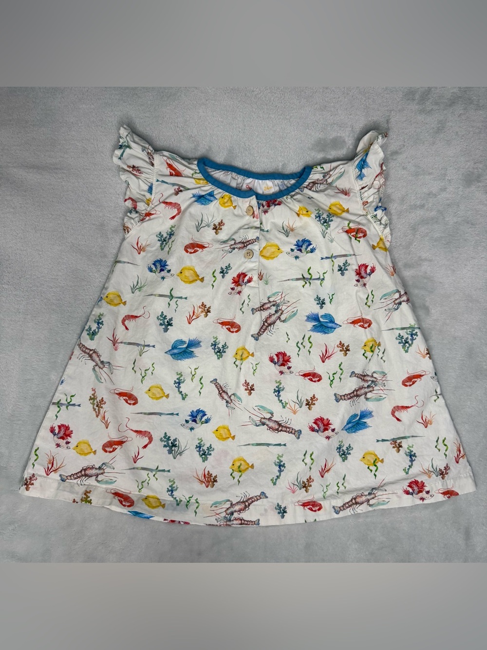 Oso & Me Infant Girl’s Dress Sea Animals Ocean sz 24 months